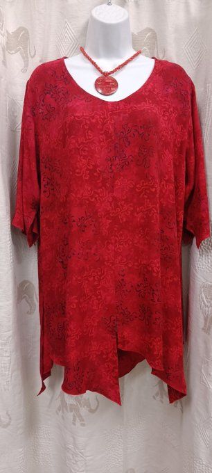 TUNIQUE ARABESQUE ROUGE