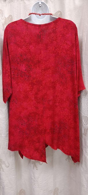 TUNIQUE ARABESQUE ROUGE