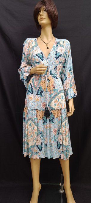 ROBE CANTIK COULEUR BLEU