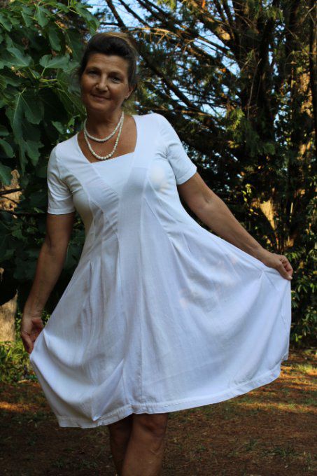 ROBE SPANIA BLANCHE