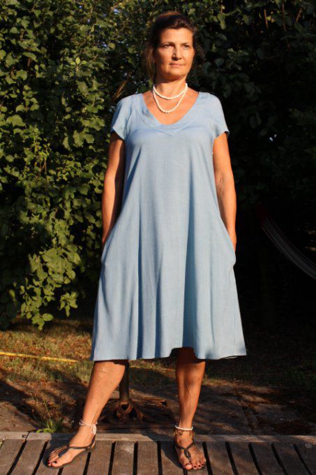 ROBE NATALIA BLEU