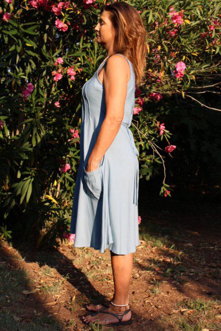 ROBE LIDIA BLEU