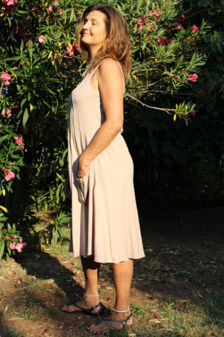 ROBE LIDIA BEIGE