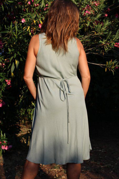 ROBE LIDIA VERT D EAU