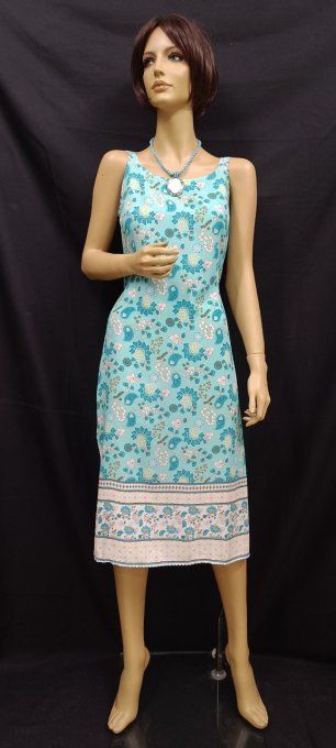 ROBE MIRABELLE FLO BLEU