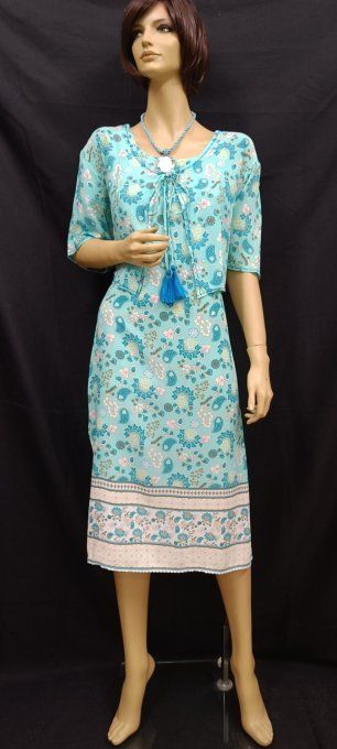 BOLERO MIRABELLE FLO BLEU