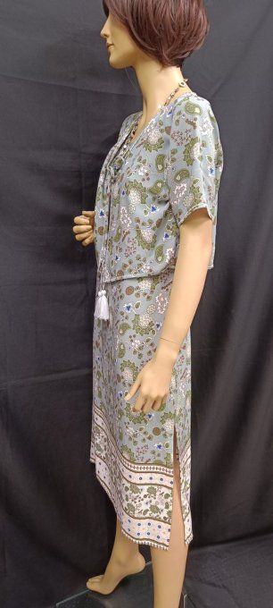 ROBE MIRABELLE FLO KAKI