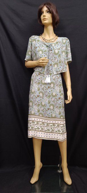 ROBE MIRABELLE FLO KAKI