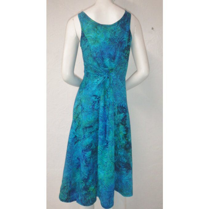 ROBE ZAZIE BLEU VERT