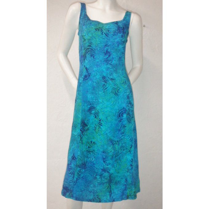 ROBE ZAZIE BLEU VERT