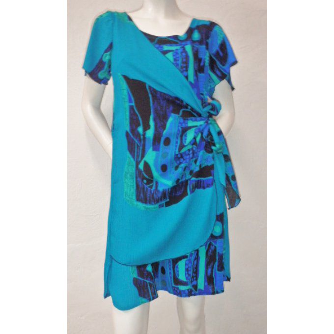 ROBE SANDRA TURQUOISE