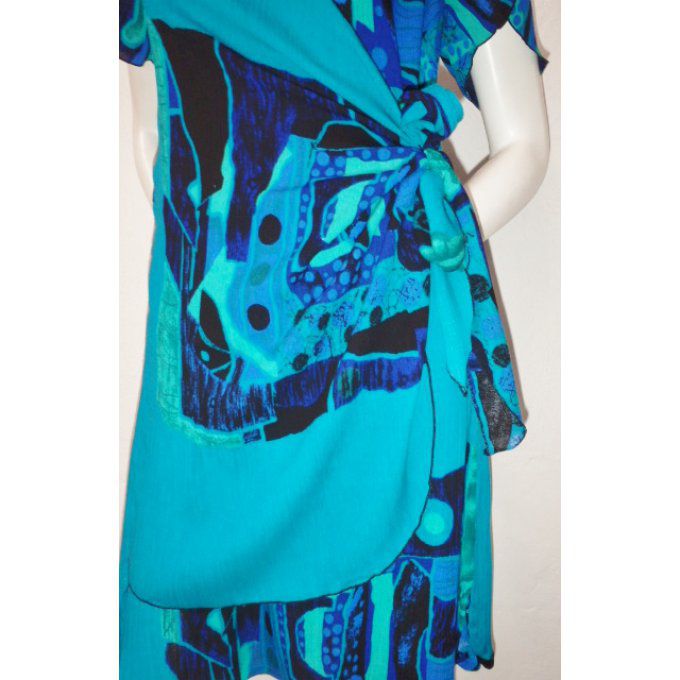 ROBE SANDRA TURQUOISE