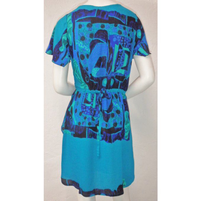 ROBE SANDRA TURQUOISE