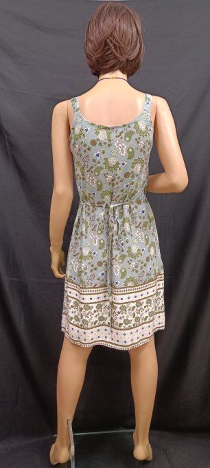 ROBE COURTE MIRABELLE FLO KAKI