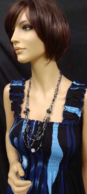 ROBE SMOKE FLAM BLEU