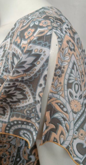 TUNIQUE MILLA GRIS/PECHE