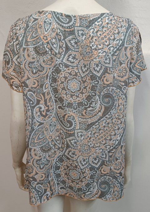 TUNIQUE MILLA GRIS/PECHE