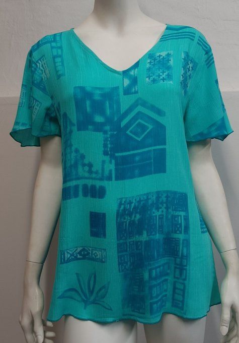 TOP SOFA TURQUOISE CLAIR